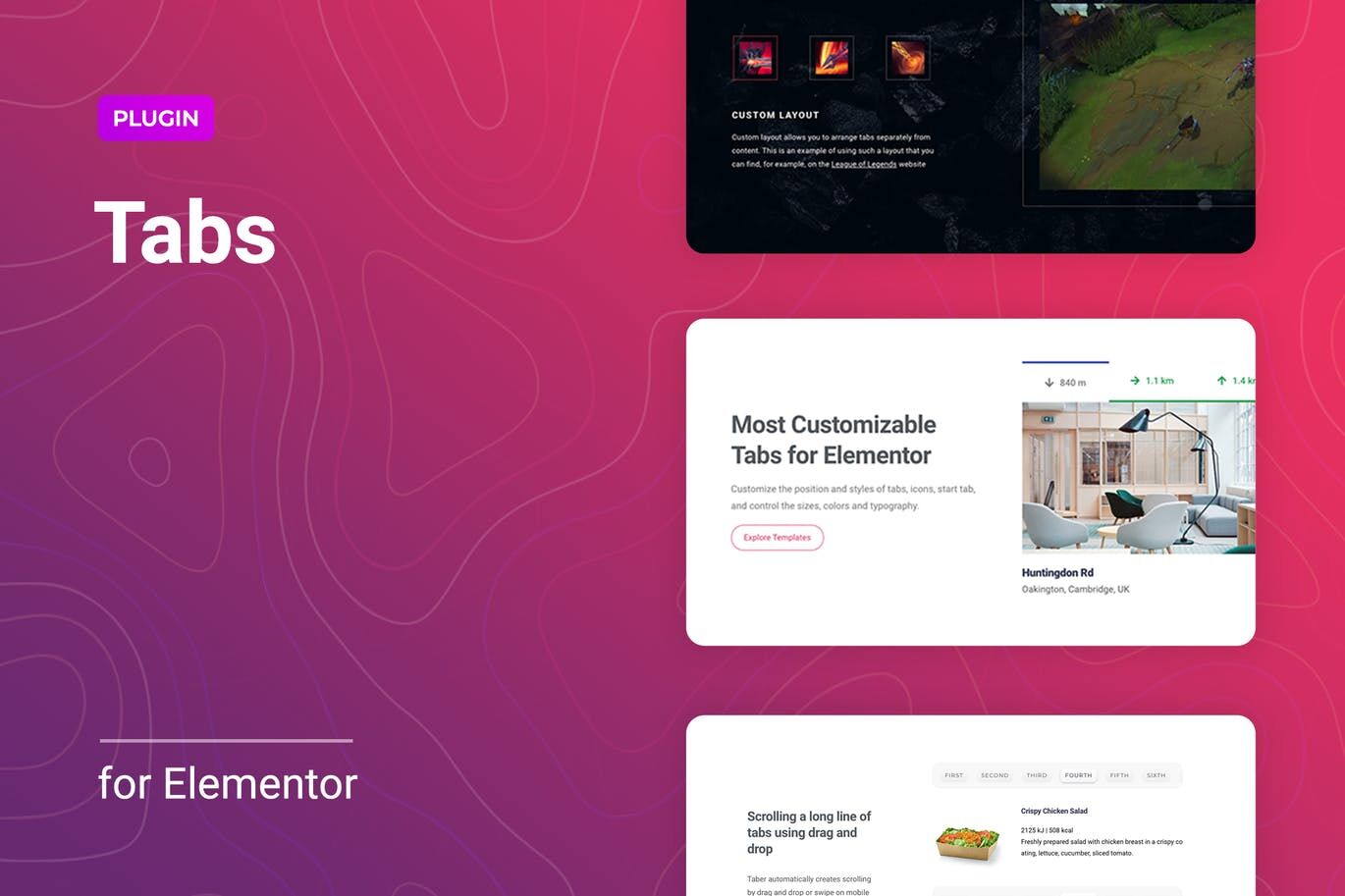 Taber for Elementor-wordpress Elementor 标签插件