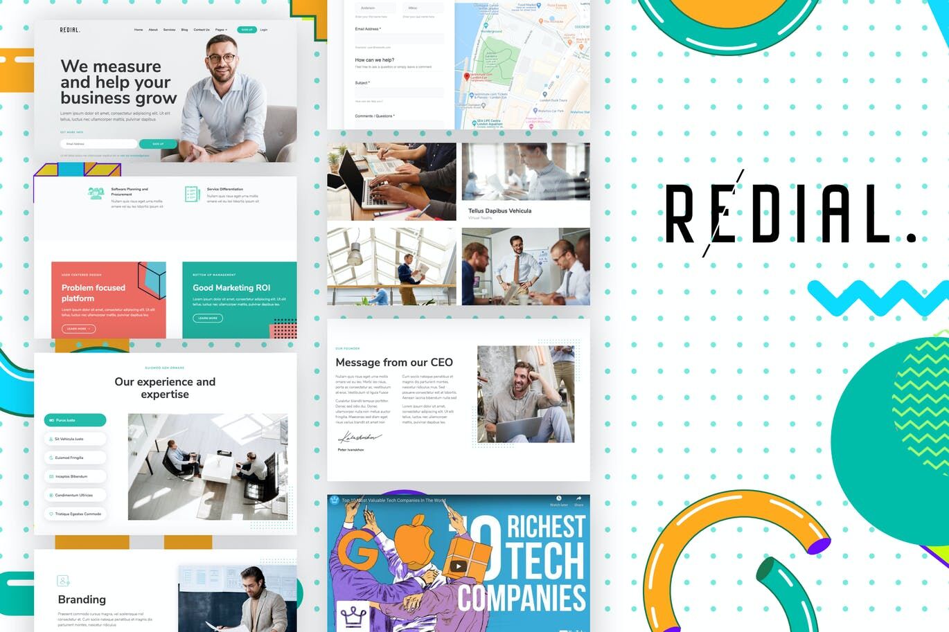 Redial – elementor公司和业务 Template Kit