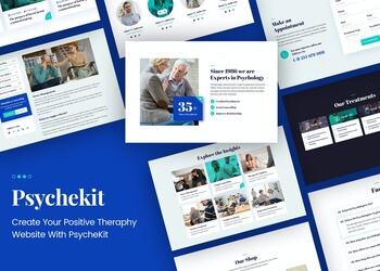 PsycheKit – 心理学家和催眠治疗师 Elementor Template Kit