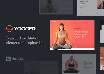 Yogger – 冥想和瑜伽Elementor模板工具包