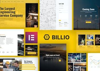 Billio – elementor工程服务模板工具包
