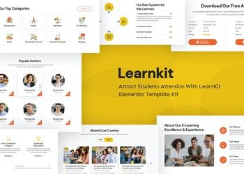 LearnKit – 电子学习Elementor模板工具包