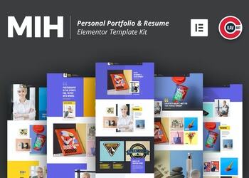 MIH – elementor个人作品集和产品展示模板