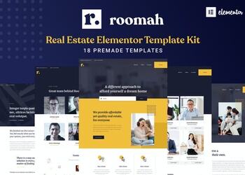 Roomah – 房地产经纪人Elementor模板工具包