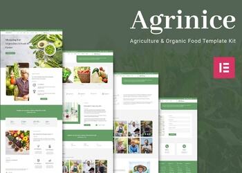 Agrinice – elementor农业和有机食品模板工具包