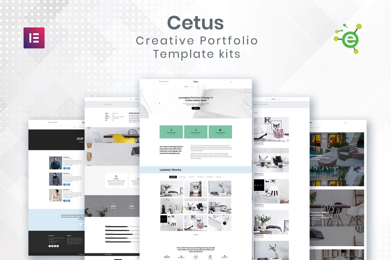 CETUS – 创意组合Elementor模板工具包