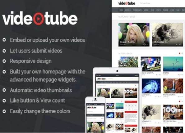 Videotube 高级专业版主题-wordpress视频分享展示