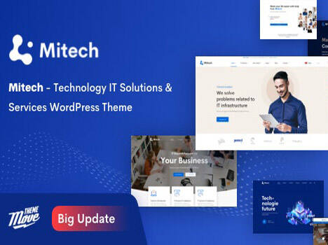 Mitech v1.4.0 -WordPress技术IT解决方案和服务主题