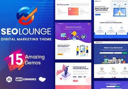 SEOLounge v3.0.2 -WordPress数字营销、SEO公司等服务营销主题