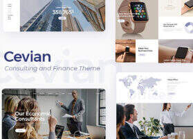 Cevian深度汉化-WordPress高端企业建站带商城创意主题