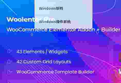 WooLentor Pro汉化版-WooCommerce页面生成器插件