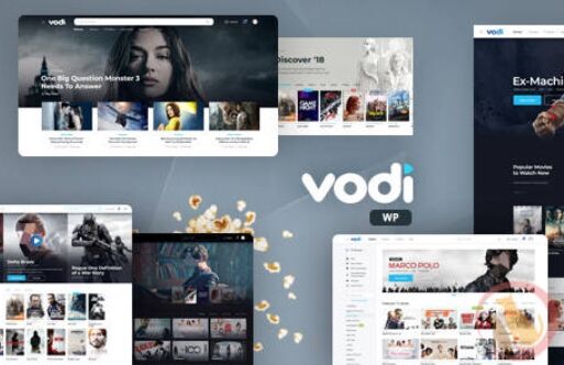 Vodi 主题汉化版 -电影和视频流媒体WordPress主题