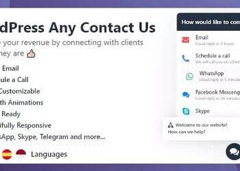 WordPress Any Contact Us汉化版 -WordPress 联系我们 插件
