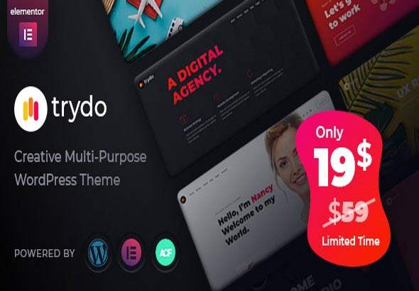 Trydo – 创意作品公司产品展示WordPress主题