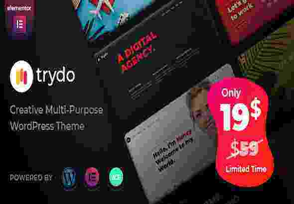 Trydo – 创意作品公司产品展示WordPress主题
