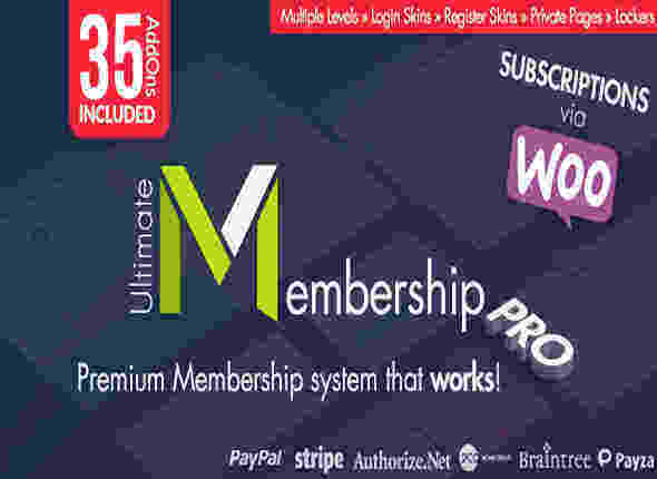 Ultimate Membership Pro汉化版-WordPress超级会员管理插件