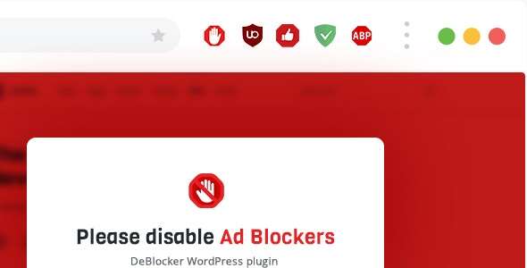 DeBlocker 汉化版 -WordPress广告拦截提示插件