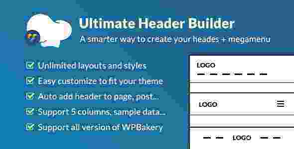 Ultimate Header Builder -网站页眉定制器WPBakery扩展插件
