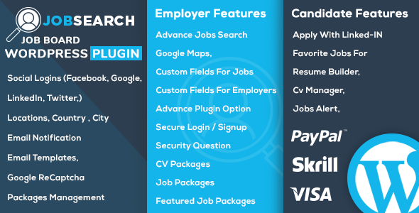 JobSearch 汉化版- WordPress求职招聘系统插件