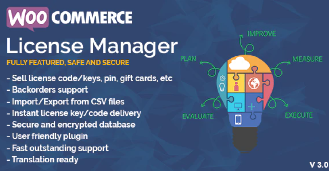 WooCommerce License Manager 汉化版-WooCommerce许可证密钥、发卡插件