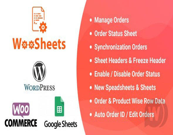 WooSheets -使用Google Spreadsheet管理WooCommerce订单