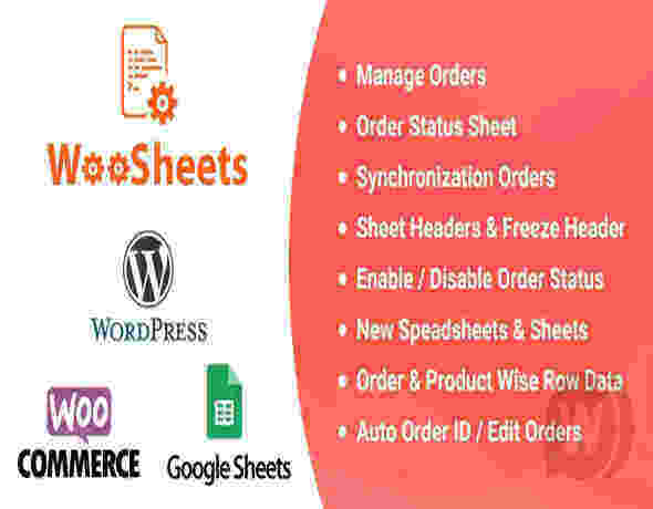 WooSheets -使用Google Spreadsheet管理WooCommerce订单
