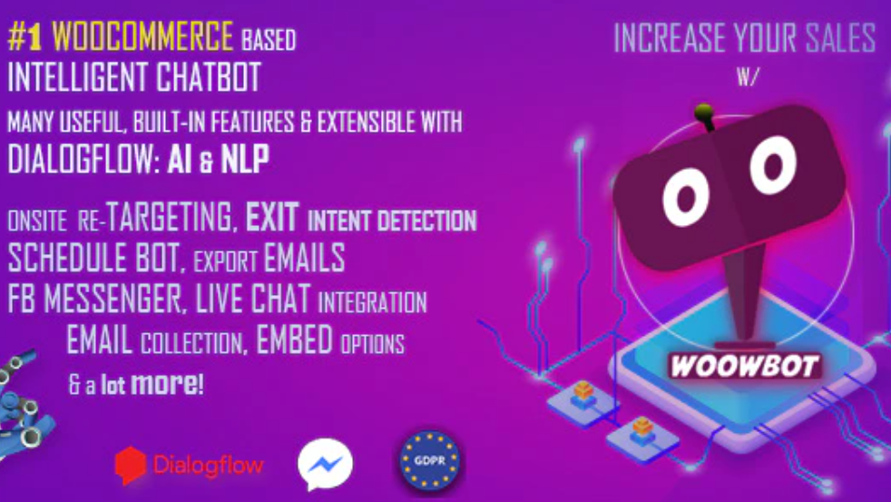 WoowBot 汉化版 -WordPress WooCommerce 商城聊天机器人插件