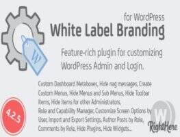 White Label Branding for WordPress -elementor白标签插件