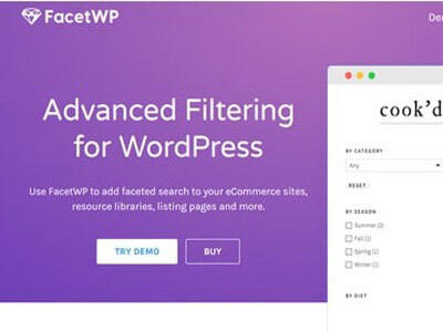 FacetWP 汉化版-多维度筛选器wordpress插件（+addones）