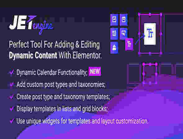 JetEngine汉化版-Elementor动态内容添加和编辑插件