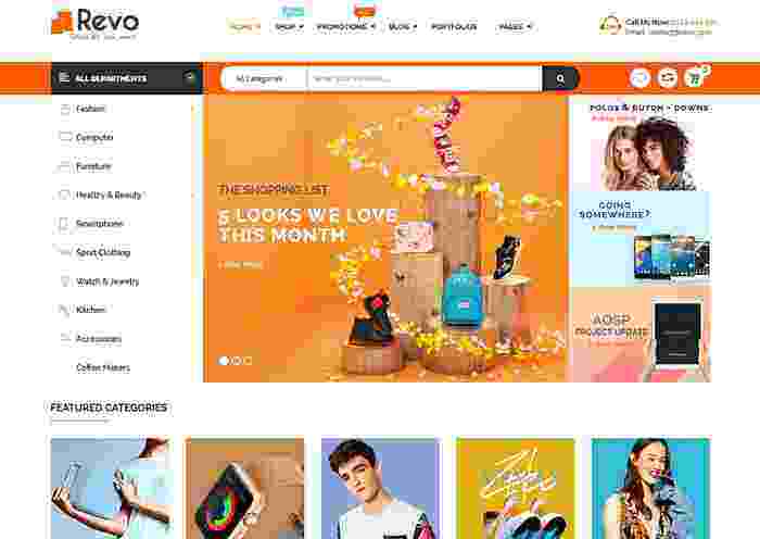 Revo汉化版-多功能WordPress WooCommerce 商城主题+所需插件