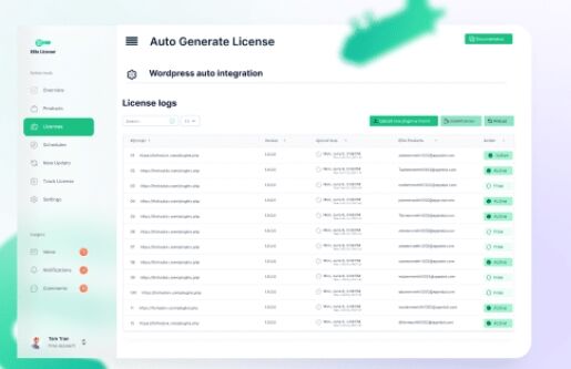 Elite Licenser 汉化版| WordPress软件许可证管理器插件