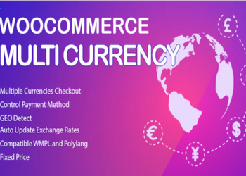 WooCommerce Multi Currency Premium汉化版-WordPress商城多币种插件
