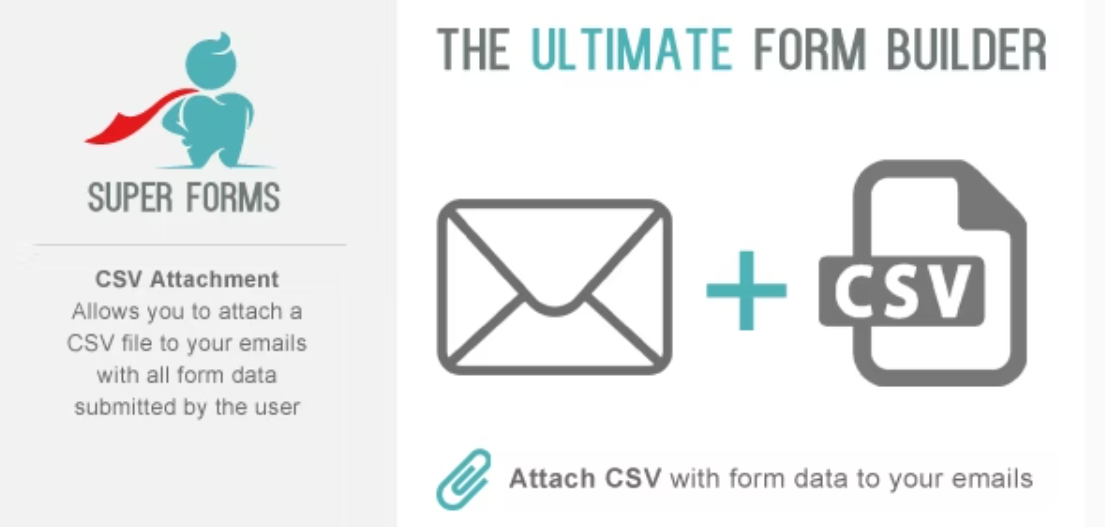 CSV Attachment汉化版-WordPress Super Forms 附加插件