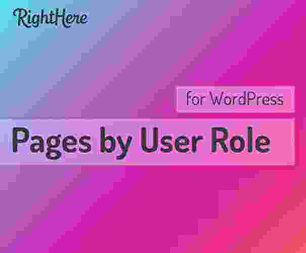 Pages by User Role汉化版-WordPress页面权限限制插件