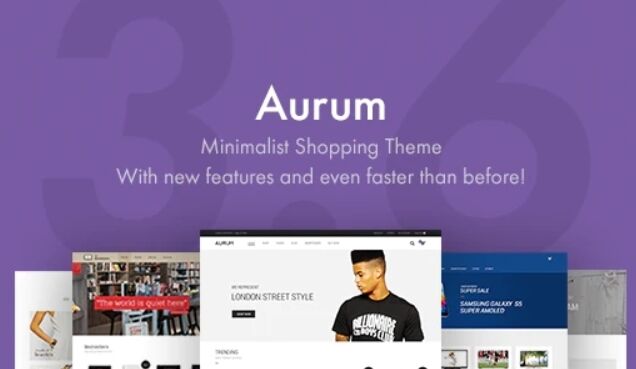 Aurum -现代极简在线购物WooCommerce主题 (含导入演示数据）