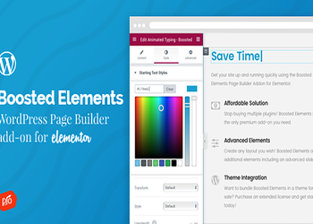 Boosted Elements -Elementor增强页面构建器元素插件