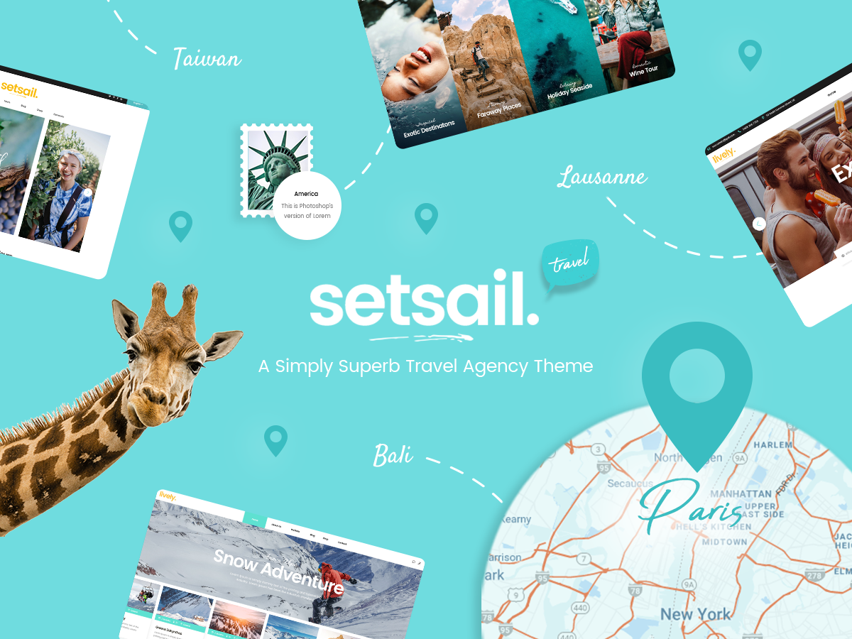 SetSail 旅游主题汉化版 -WordPress旅行社主题