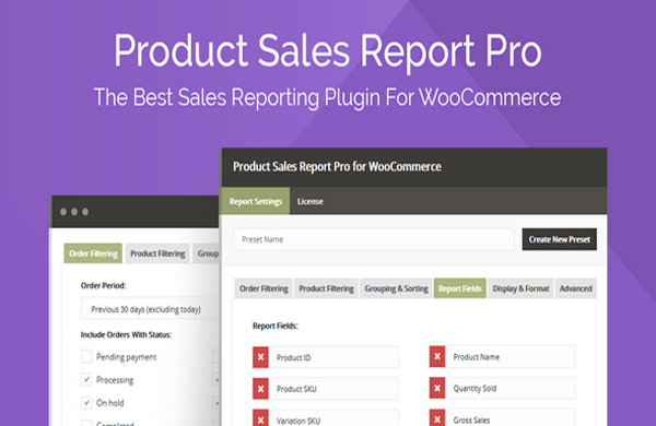 Product Sales Report Pro for WooCommerce -产品销售报告插件