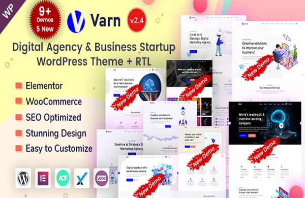 Varn 汉化版-IT企业和SEO代理服务机构网站WordPress主题(WordPressIT SEOTheme)