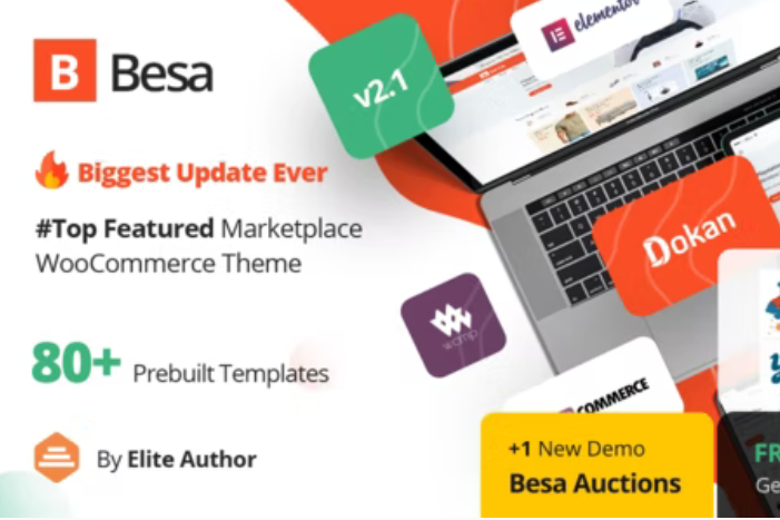 Besa 汉化版-多功能商城主题WordPress主题