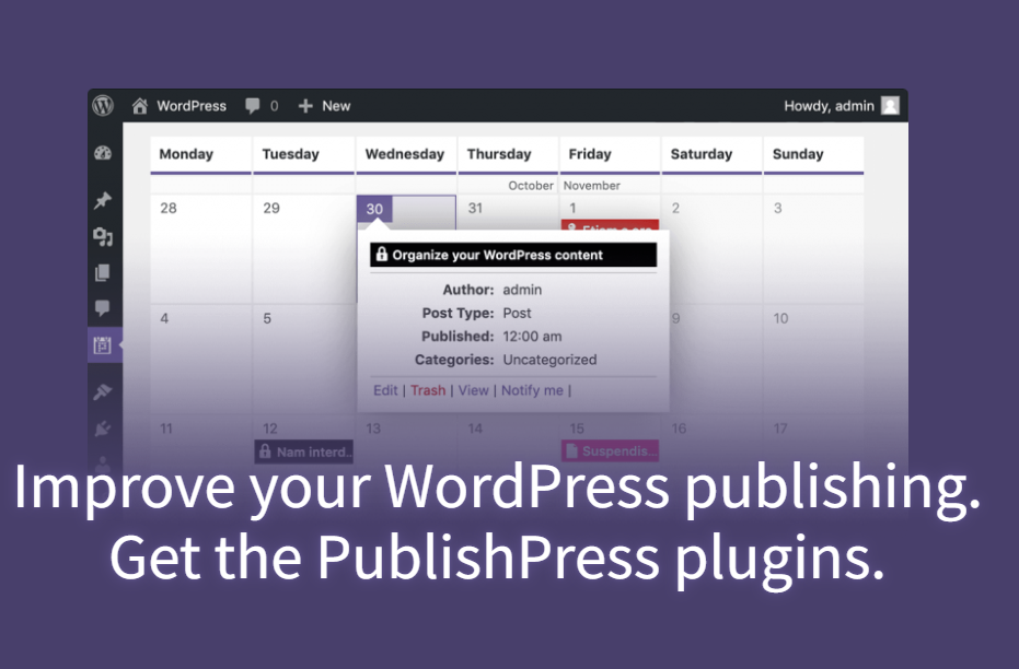 PublishPress PRO 汉化版-WordPress内容发布计划与管理功能插件 