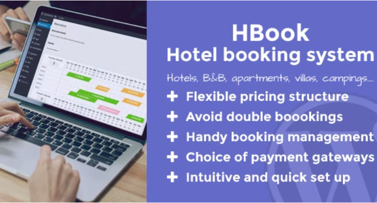 HBook汉化版-WordPress在线预订-酒店预订插件