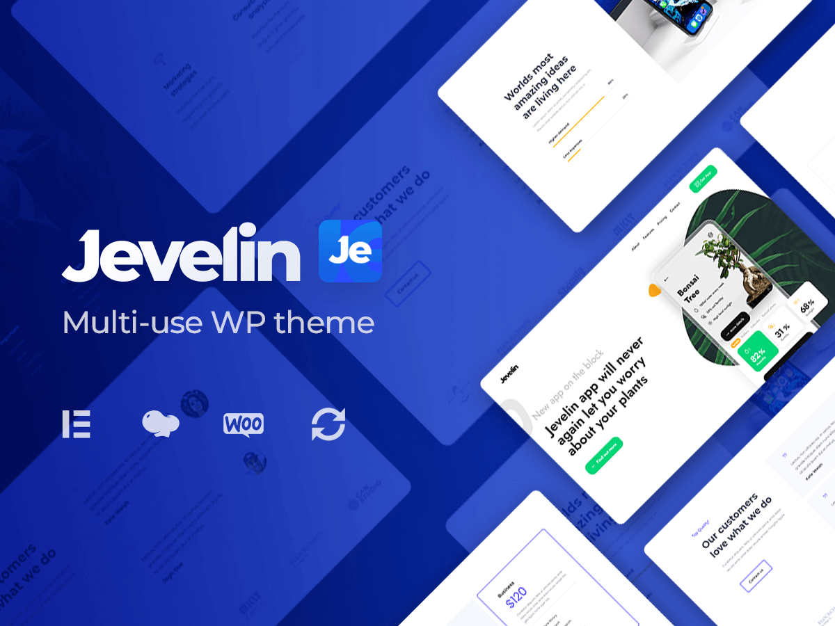 Jevelin 多用途主题-WordPress高级商业主题