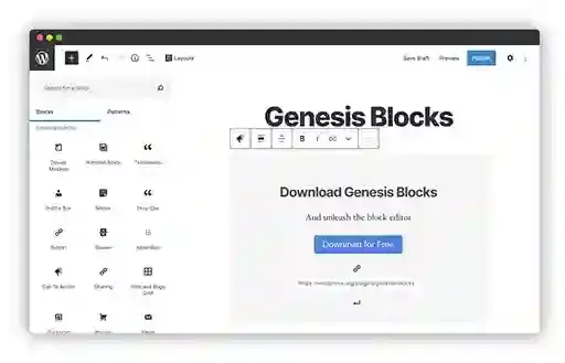 Genesis Blocks Pro功能-高级块库