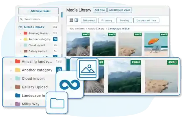 WP Media folder插件功能介绍-无限的文件夹和媒体
