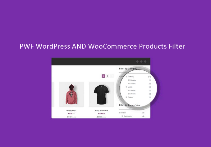 PWF WordPress AND WooCommerce Products Filter -Wordpress筛选过滤器插件