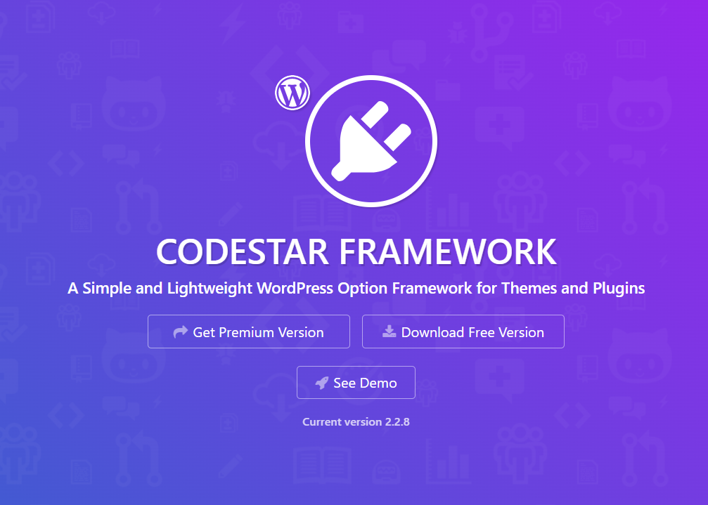 Codestar Framework Premium-配置参数选项框架WordPress开发插件
