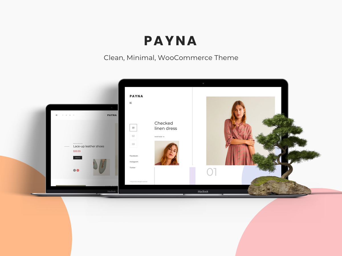 Payna-干净、简约的 WooCommerce 商城主题、外贸电商主题