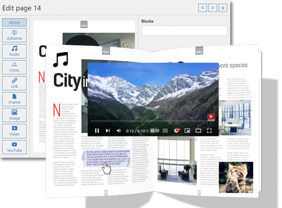 3D FlipBook 汉化版-图片与PDF 动画翻页WordPress插件